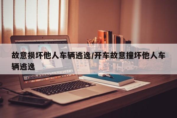 故意损坏他人车辆逃逸/开车故意撞坏他人车辆逃逸